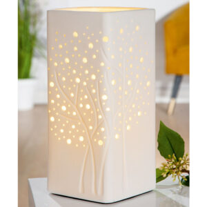 Allegan Porcelain Table Lamp In White